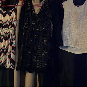 Women's clothing size lg xl and jeans size 12 active wear pink